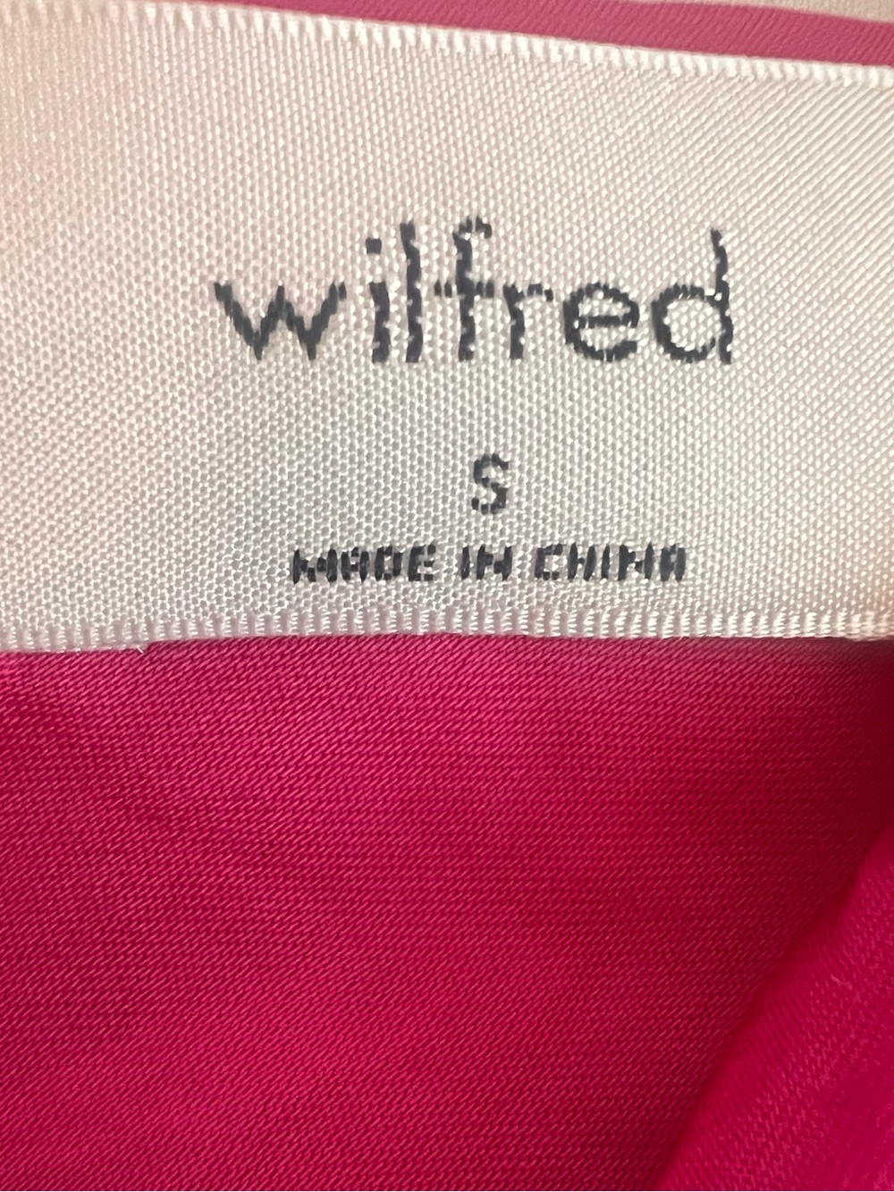 ARITZIA Wilfred Only Ruched Slip Dress Cowl-Neck Slip Dress Electron Fuchsia - Picture 10 of 12
